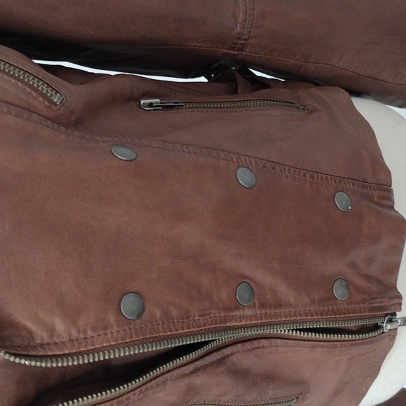 Leather Aviator Jacket - Picture 8 of 14